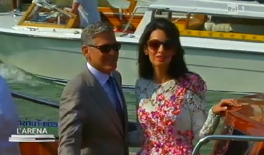 L’Arena, 28 settembre 2014: George Clooney e Amal salvano il Giletti furioso