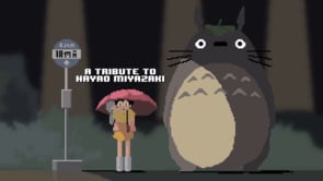 Hayao Miyazaki Tribute “Pixel Art”