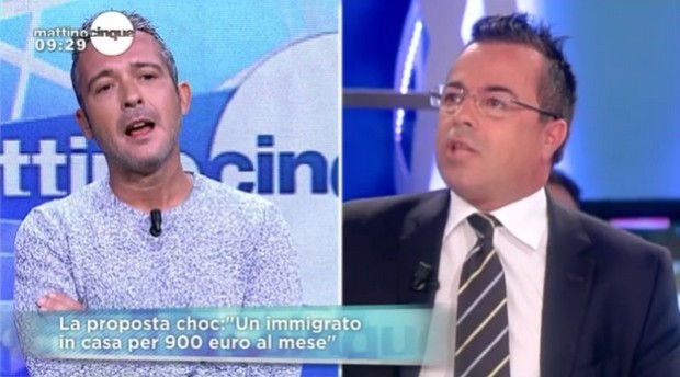 Mattino Cinque, lite Buonanno-Diaco: “Comunista”, “Persona sgradevole e mediocre”