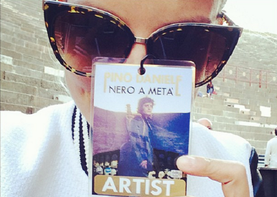 Emma Marrone concerto Nero a metà con Pino Daniele: “Sono la donna più felice del mondo”