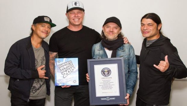 Metallica nel Libro dei Guinness 2015 con il concerto in Antartide