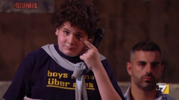 Piazzapulita: il 14enne Marco Colarossi contro Nardella (VIDEO)
