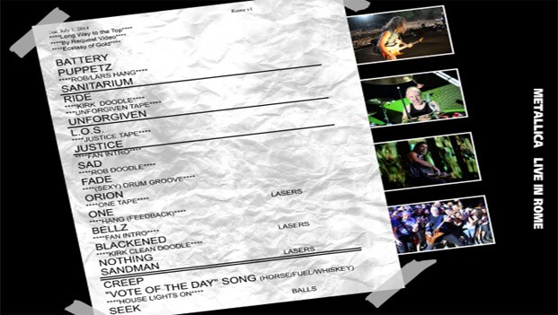 Metallica: 27 live-cd del tour 2014 in arrivo