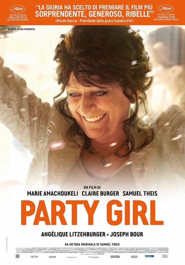 Party Girl: locandina italiana del dramma francese premiato a Cannes