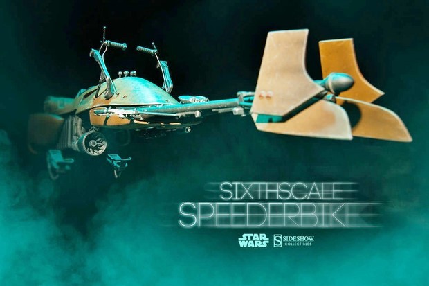 Star Wars: nuova replica Sideshow della moto Speeder di “Il ritorno dello Jedi”