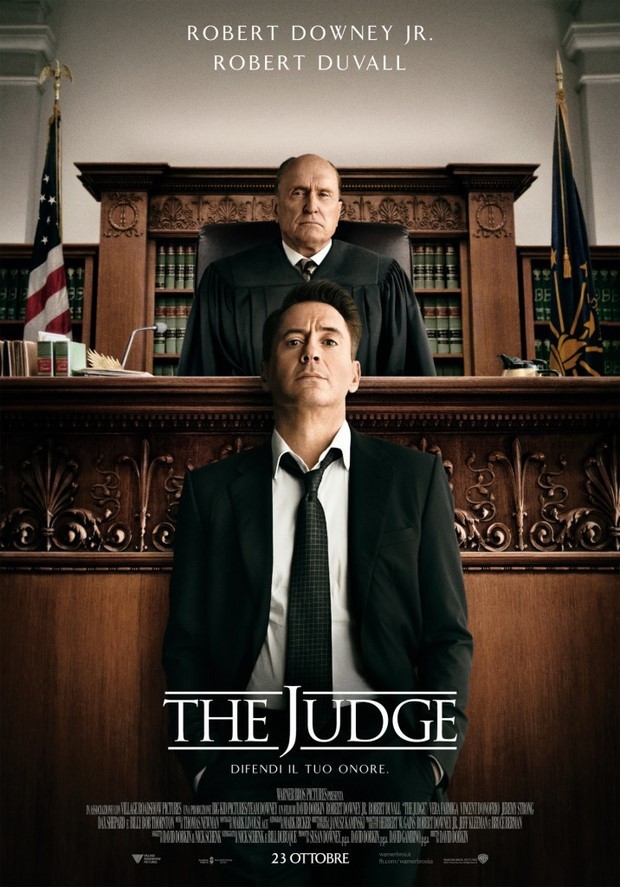 The Judge – locandina italiana del dramma con Robert Downey Jr.