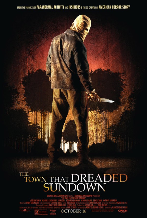 The Town That Dreaded Sundown:  poster del sequel horror di Alfonso Gomez-Rejon