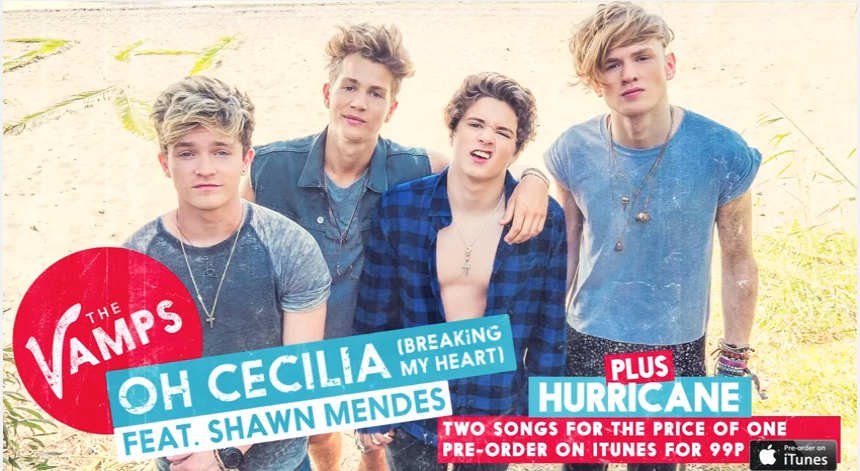The Vamps feat. Shawn Mendes, Oh Cecilia (Breaking My Heart): testo, traduzione e audio