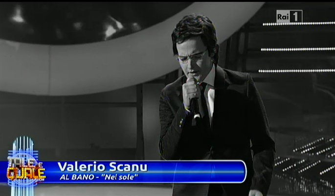 Tale e Quale Show, Valerio Scanu imita Al Bano e canta Nel Sole (video)