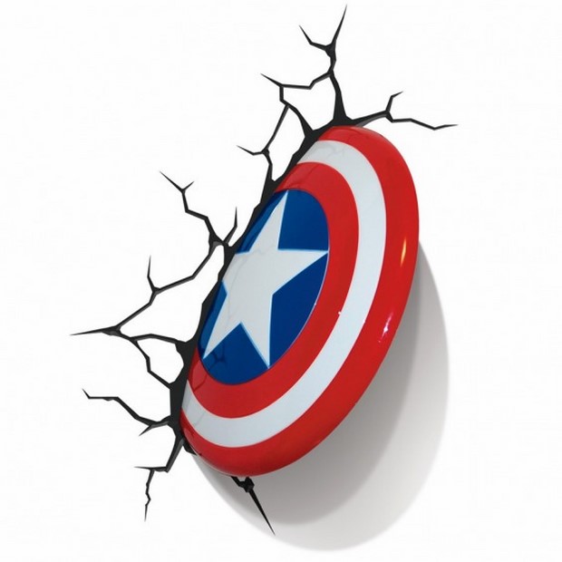 Avengers gadget: lampade 3D, chiavette USB e pendente con logo