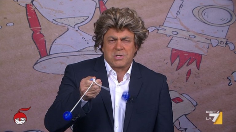 Maurizio Crozza a DiMartedì del 7 ottobre 2014 (VIDEO)