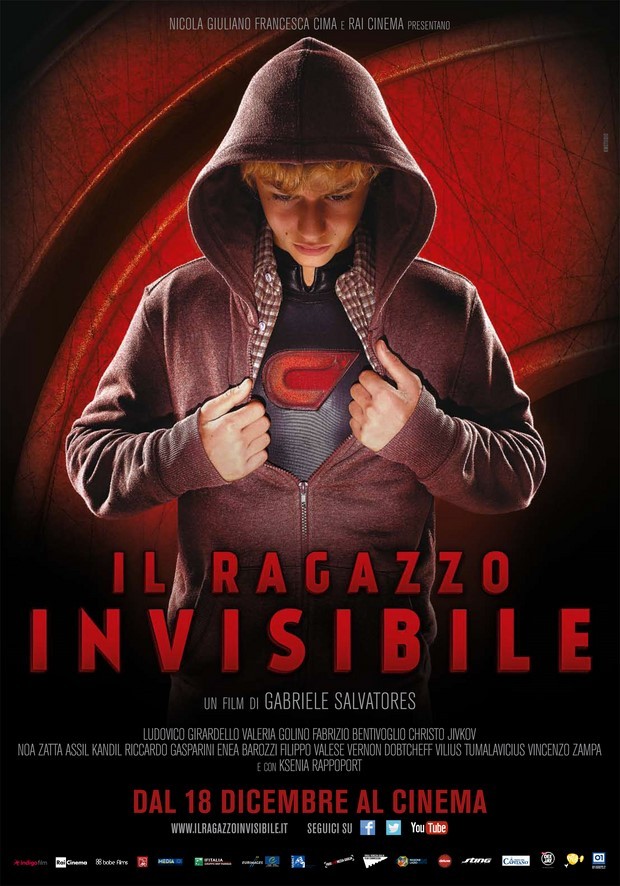 Il ragazzo invisibile: poster ufficiale del film di Gabriele Salvatores