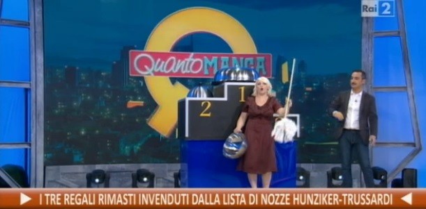 Quelli che il calcio, Katia Follesa e la parodia che “sfotte” la lista nozze di Michelle Hunziker e Tomaso Trussardi