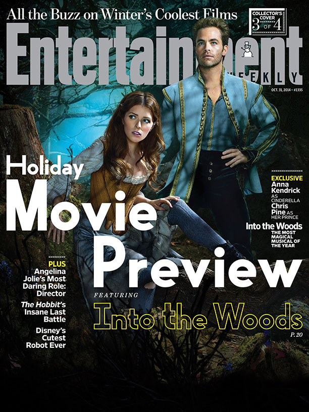 Into the Woods –  4 cover EW del film