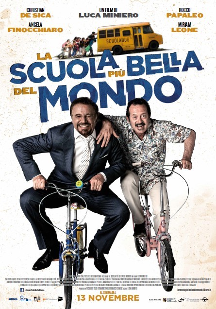 La scuola più bella del mondo: locandina ufficiale della nuova commedia di Luca Miniero