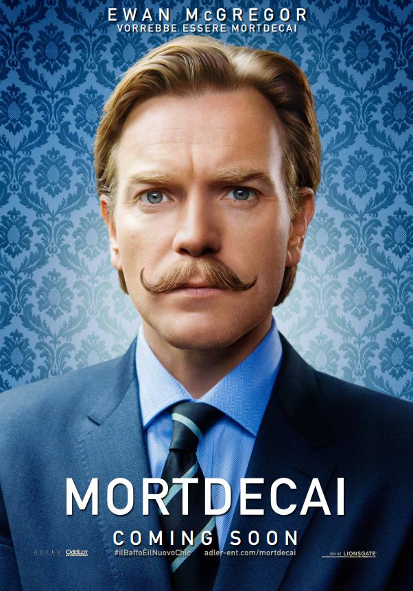 Mortdecai: 4 character poster