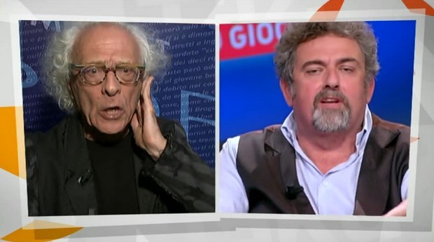 Tiki Taka, è (il solito) Mughini show: contro Ciccio Valenti (“stupidaggini inesorabili”) e Menichini (“cretinerie da bar”)