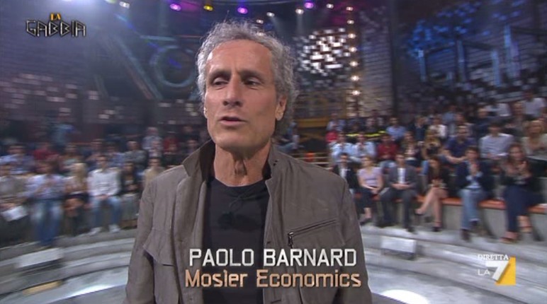 Paolo Barnard: “Cairo fuso di testa, La7 fa schifo” (VIDEO)