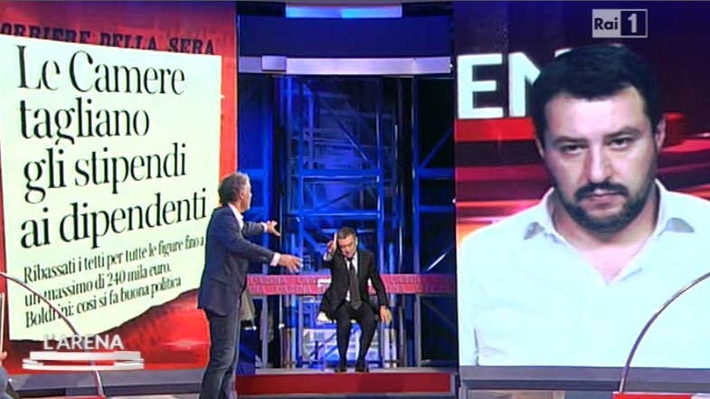 L’Arena: le foto della puntata di domenica 19 ottobre 2014