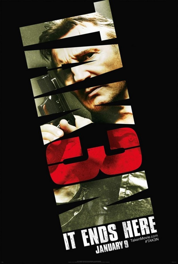 Taken 3: primo poster del sequel con Liam Neeson