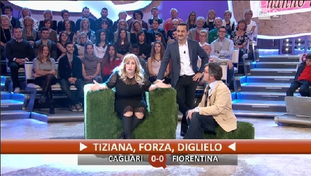 Quelli che il calcio, 30 novembre 2014, Tiziana Perla e Barbara d’Urso