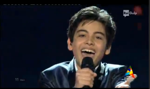 Vincenzo Cantiello vince Junior Eurovision 2014 con Tu primo grande amore