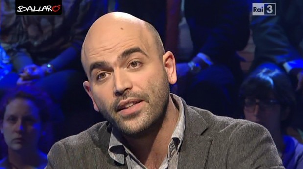 Saviano a Ballarò: “Voglio tornare in Italia quando sarà un paese libero”