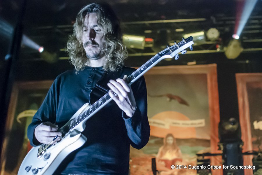 Opeth foto concerto Zurich Komplex 1 Novembre 2014
