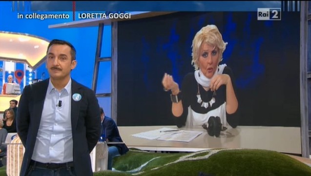 Quelli che il calcio: Lucia Ocone è Loretta Goggi