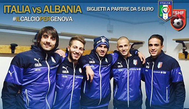Italia-Albania, amichevole per Genova in diretta su Rai 1