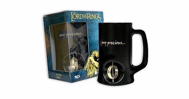 Lo Hobbit gadget: boccale da birra “mio tesoro” e pantofole da Hobbit