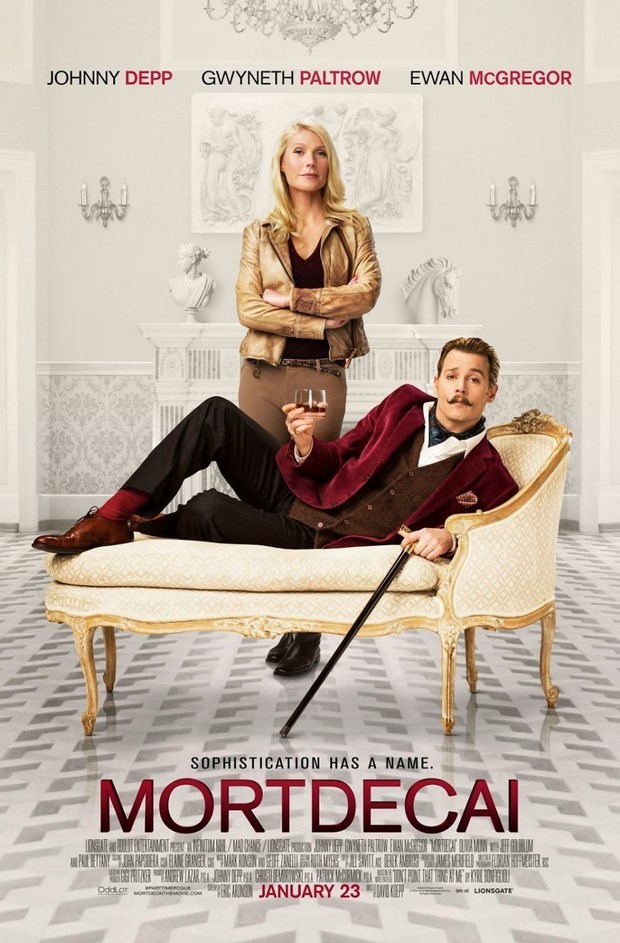 Mortdecai: nuovo poster del film con Johnny Depp