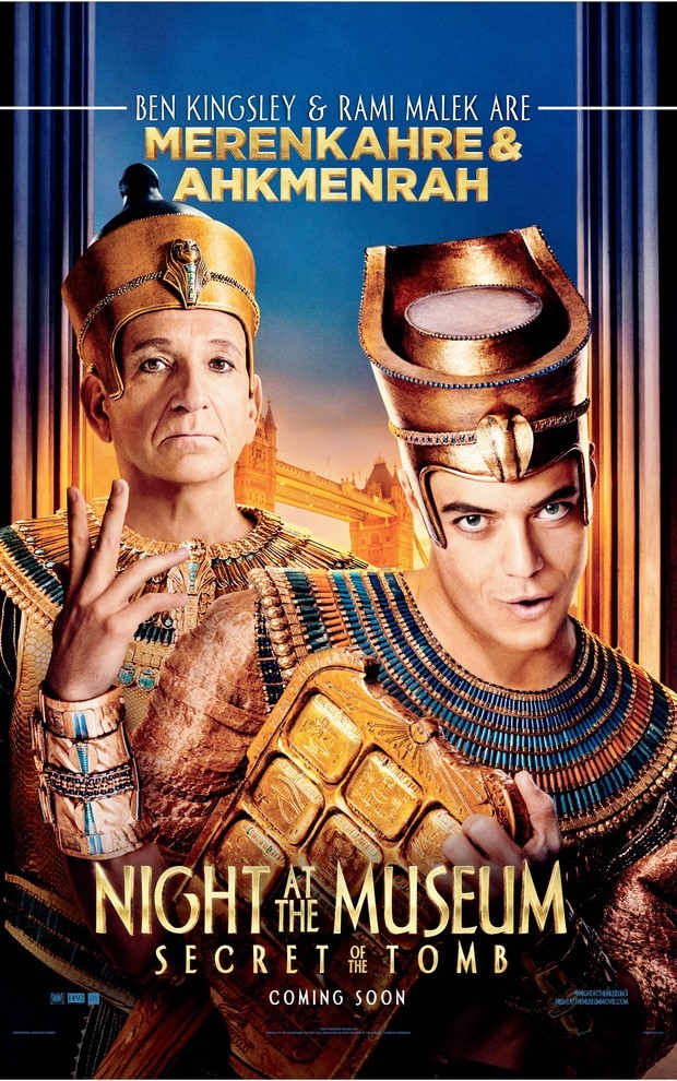 Notte al museo 3 – Il segreto del faraone: 9 character poster del sequel con Ben Stiller