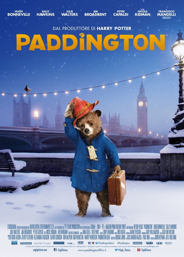 Paddington – nuova locandina italiana della commedia per famiglie con Nicole Kidman