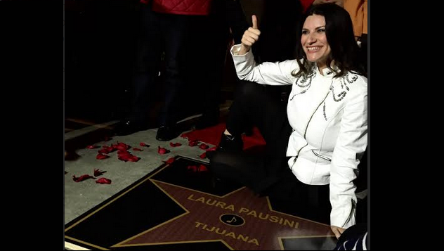 Laura Pausini nella Walk of Fame