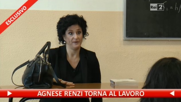 Quelli che il calcio: imitazione di Agnese Renzi