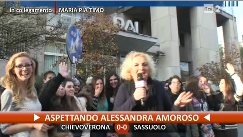 Alessandra Amoroso a Quelli che il calcio domenica 2 novembre 2014