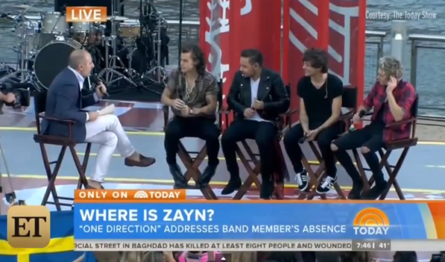 One Direction, Zayn Malik assente a un’intervista tv. Il conduttore: “Abuso di sostanze?” (video)