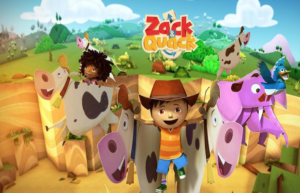 Zack e Quack, il cartoon pop-up per bambini in onda su Frisbee