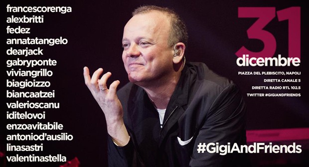 Capodanno 2015, su Canale 5 Gigi D’Alessio & Friends