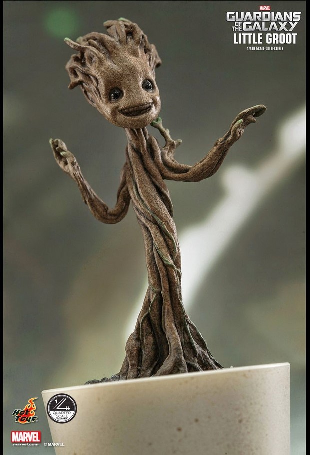 Guardiani della Galassia: la nuova action figure Hot Toys di Baby Groot