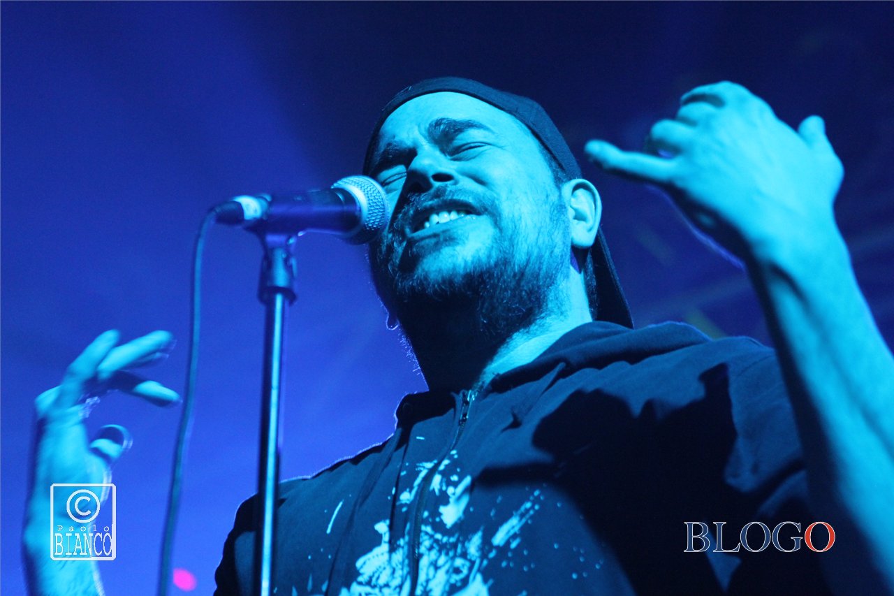 Car Bomb foto concerto Trezzo Milano 16 Dicembre 2014