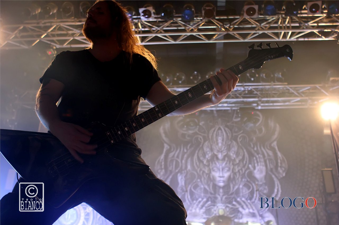 Meshuggah foto concerto Trezzo Milano 16 Dicembre 2014