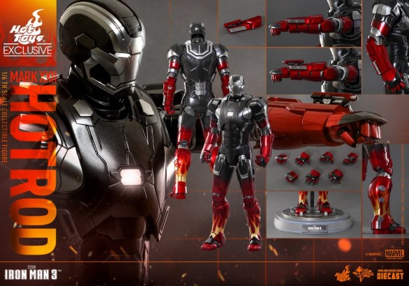 Iron Man 3: la action figure dell’armatura Hot Rod (Mark XXII)
