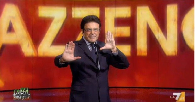 Crozza nel Paese delle Meraviglie, 12 dicembre 2014: tutte le imitazioni