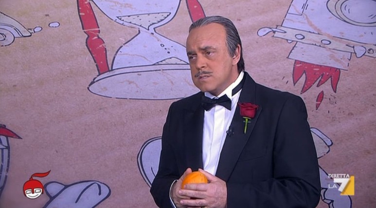 Maurizio Crozza a DiMartedì del 2 dicembre 2014 (VIDEO)