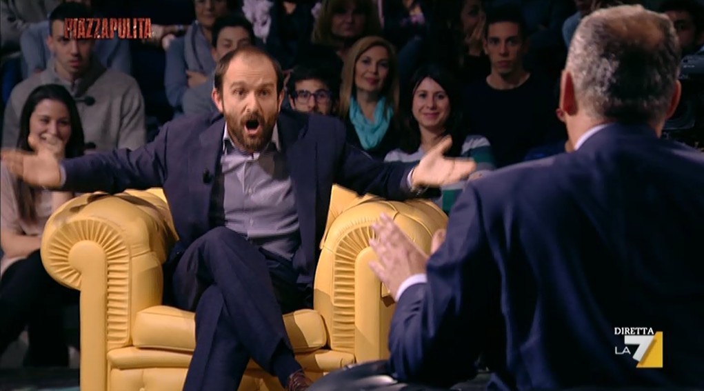 Piazzapulita, Gomez contro Orfini: “Piccolo arrogante” (VIDEO)