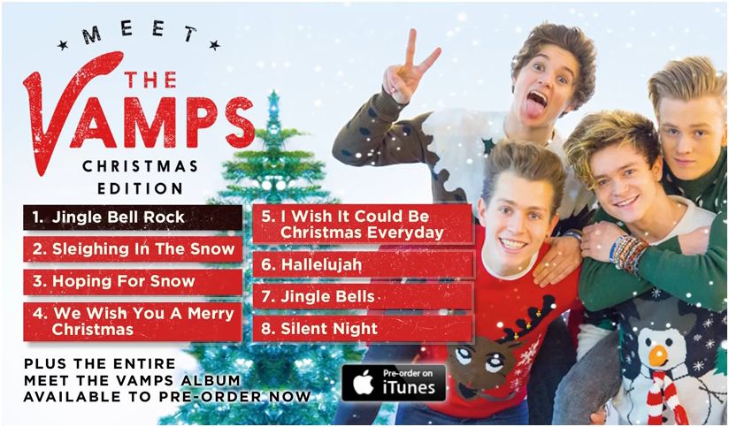 The Vamps, Meet The Vamps Christmas: tracklist album