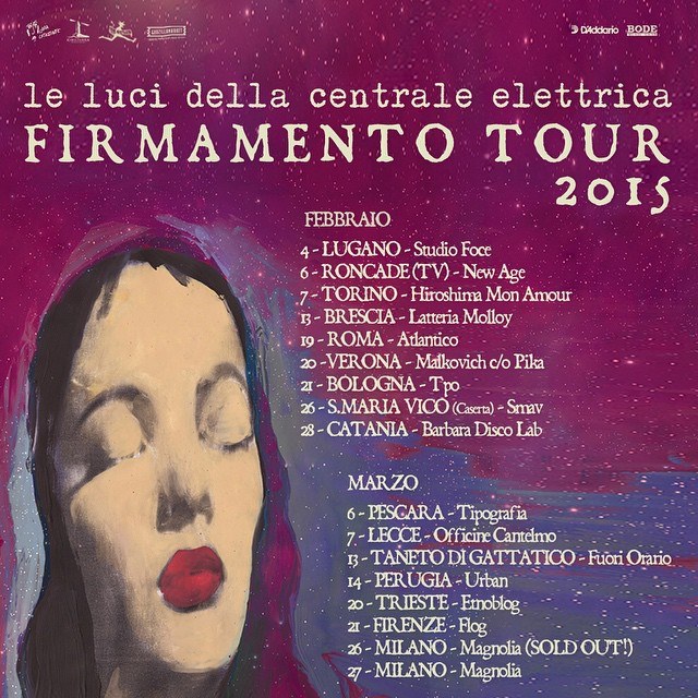 Le Luci della Centrale Elettrica, Firmamento Tour 2015: la lettera di Vasco Brondi ai fan