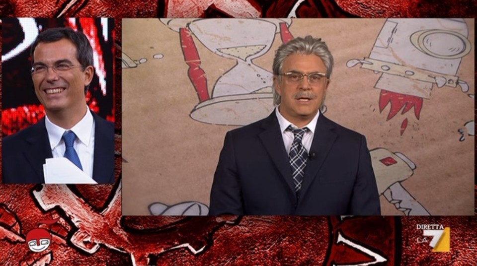 Maurizio Crozza a DiMartedì del 27 gennaio 2015 (VIDEO)